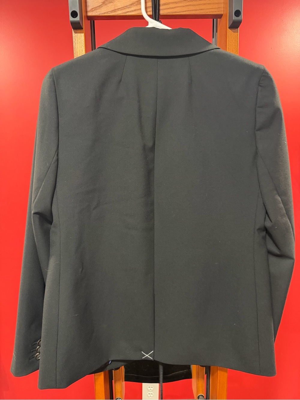 J.Crew Factory One-Button Black Blazer Size 4 NWT Stretch Career Jacket - Picture 8 of 11